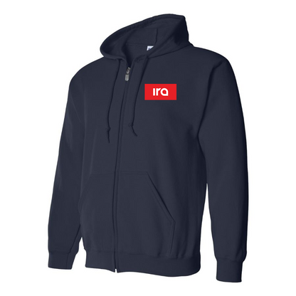 Men's IRA Logo Zipper Hoodie