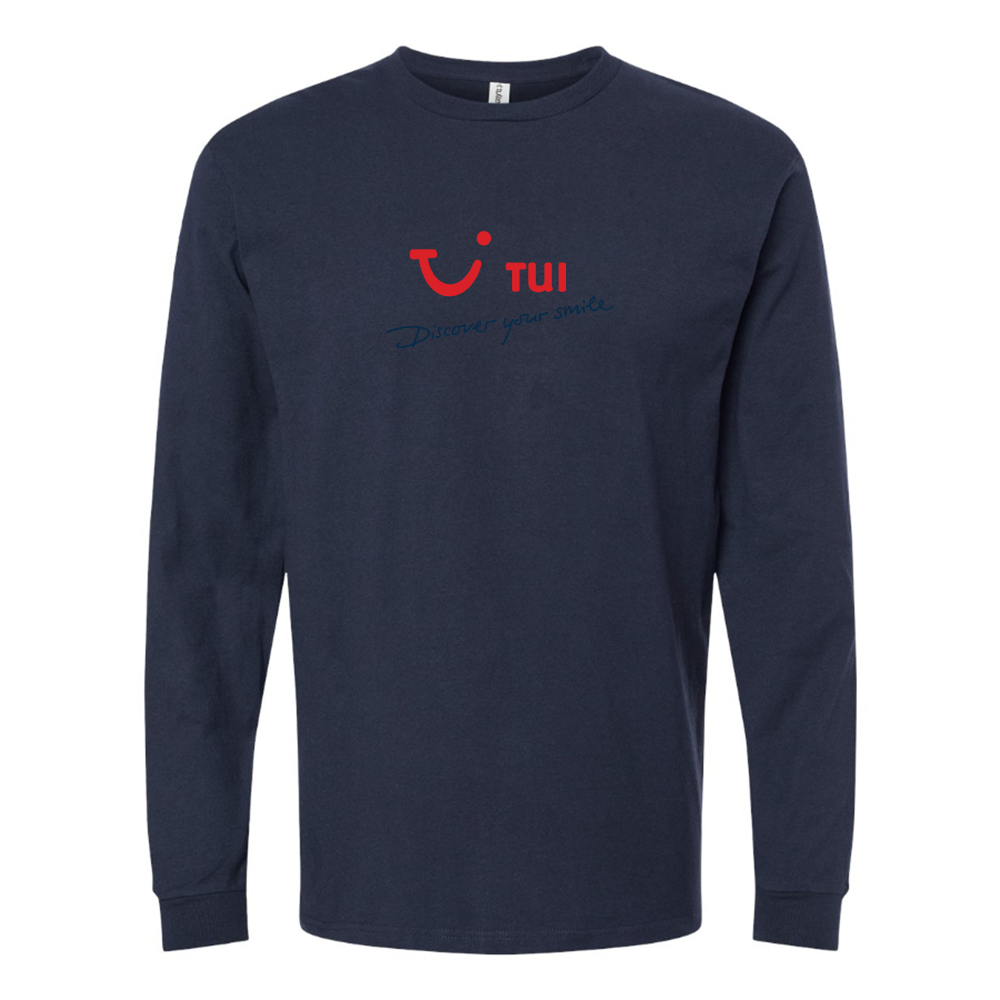Men's tui Logo Cotton Long Sleeve T-Shirt