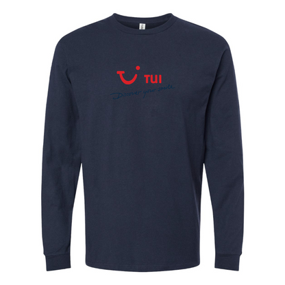 Men's tui Logo Cotton Long Sleeve T-Shirt