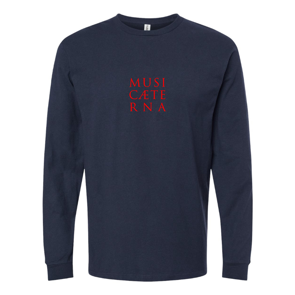 Men's Music Aeterna  Logo Cotton Long Sleeve T-Shirt
