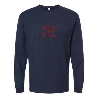 Men's Music Aeterna  Logo Cotton Long Sleeve T-Shirt