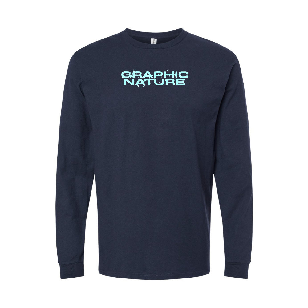 Youth Graphic Nature Logo Cotton Long Sleeve T-Shirt