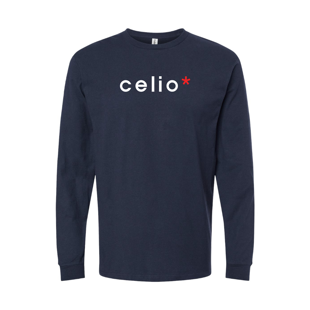 Men's Celio Logo Long Sleeve T-Shirt