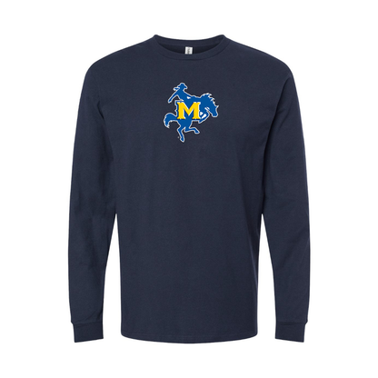 Youth McNeese State Cowboys Logo Cotton Long Sleeve T-Shirt