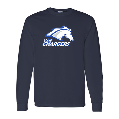 Men's Alabama Huntsville Chargers Gildan Heavy Cotton Long Sleeve T-Shirt