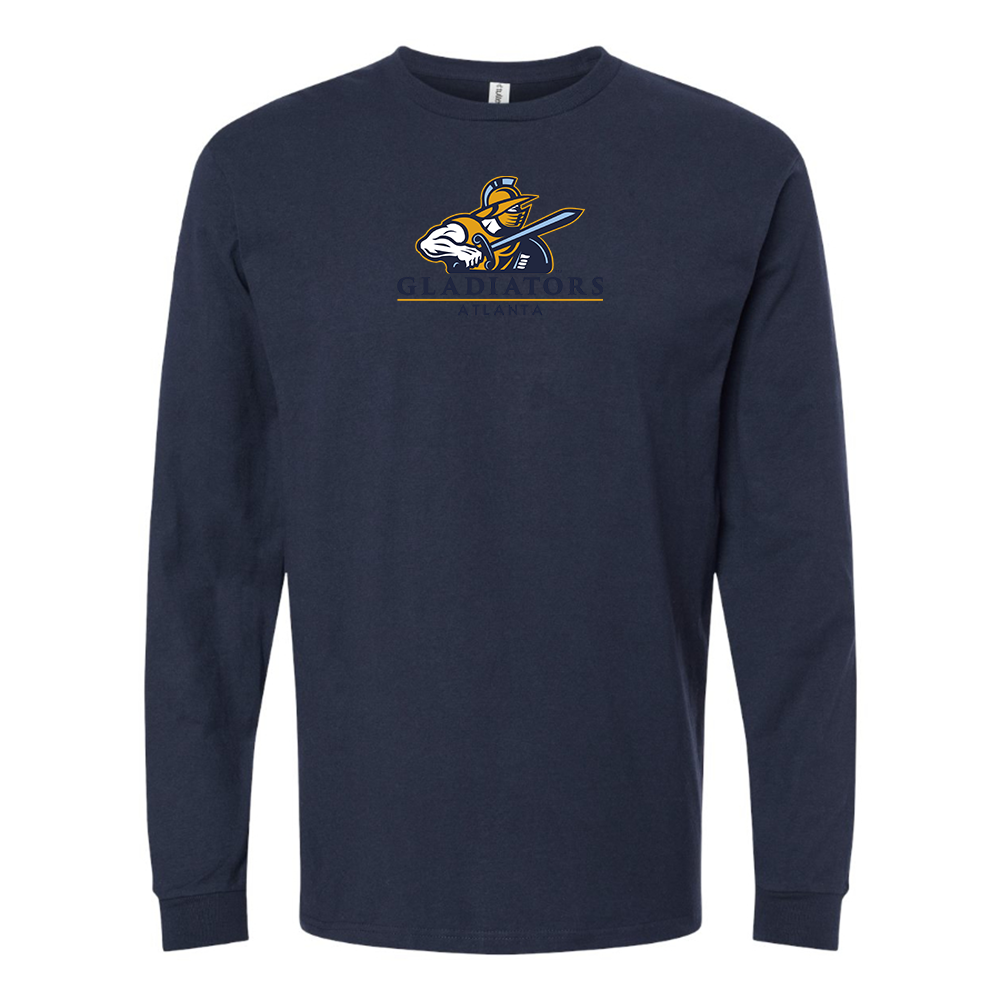 Youth Atlanta Gladiators Logo Cotton Long Sleeve T-Shirt