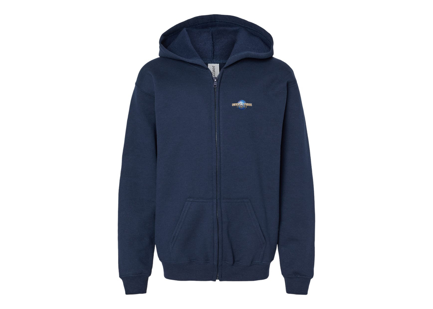 Gildan Heavy Blend Youth Universal Studios Florida Full Zip Hooded Sweatshirt