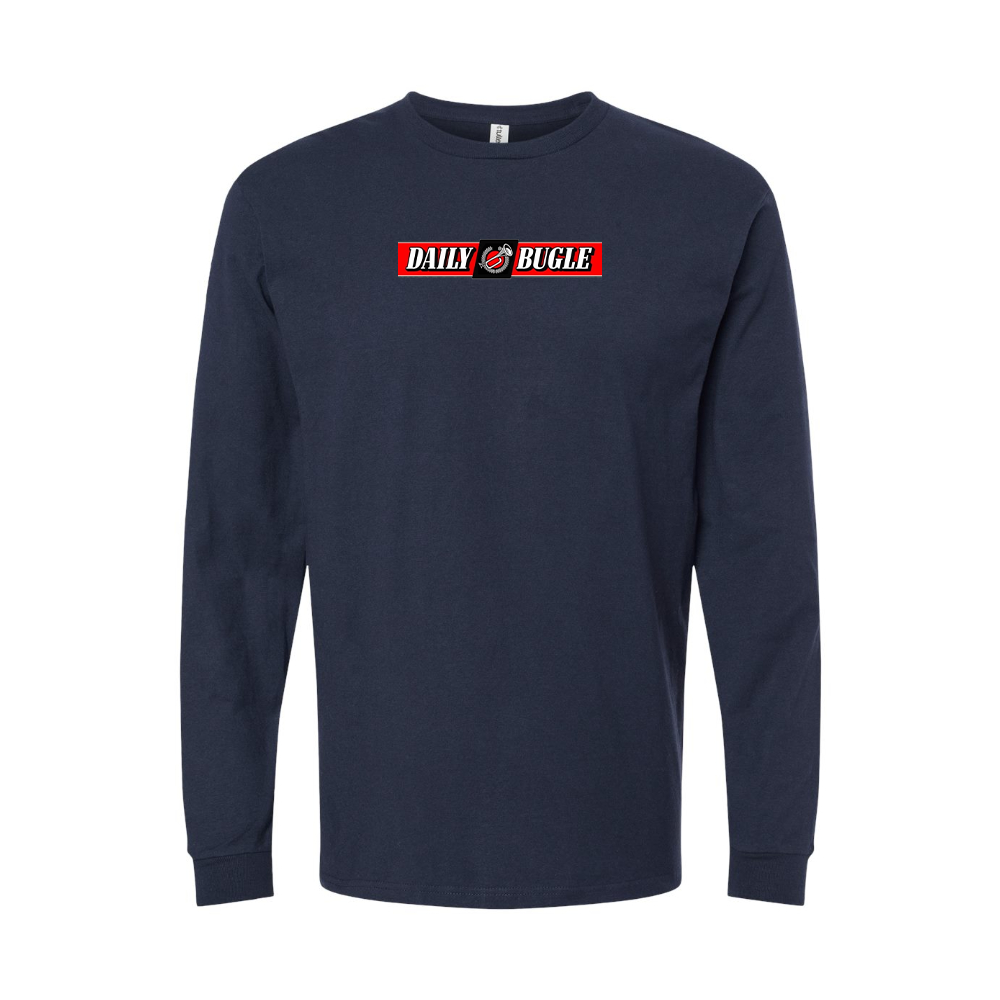 Men's Daily Bugle Logo Long Sleeve T-Shirt
