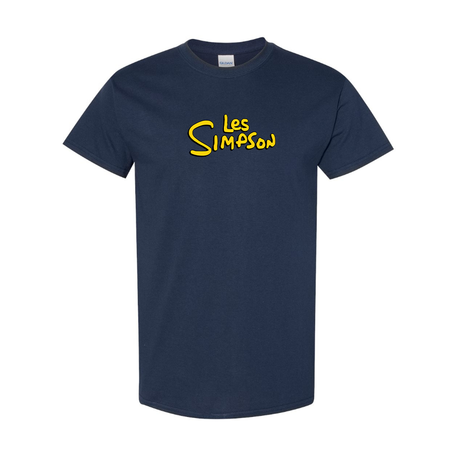 Men's Les Simpson Logo Cotton T-Shirt