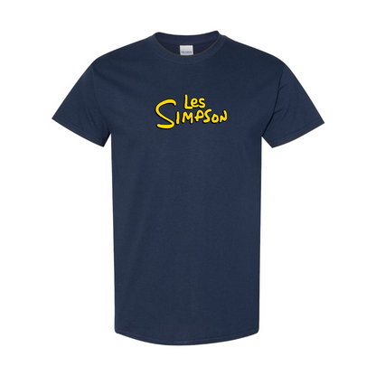 Men's Les Simpson Logo Cotton T-Shirt