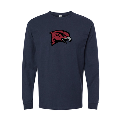 Youth Maryland Eastern Shore Hawks Logo Cotton Long Sleeve T-Shirt