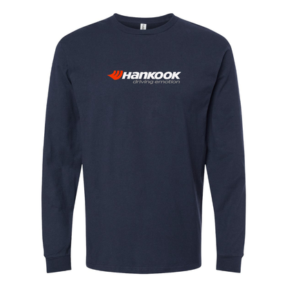 Men's  Hankook Logo Cotton Long Sleeve T-Shirt