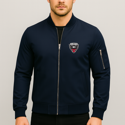 Men's D.C. United FC Lightweight Bomber Jacket - Navy