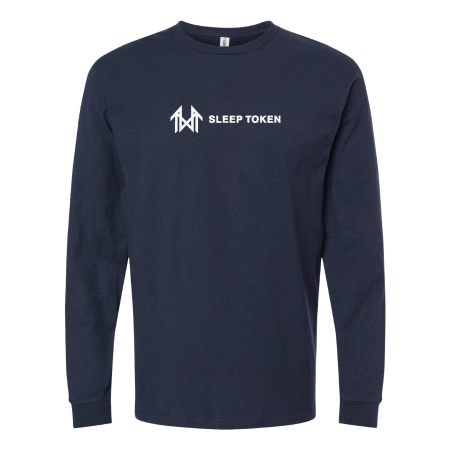 Men's Sleep Token   Logo Cotton Long Sleeve T-Shirt