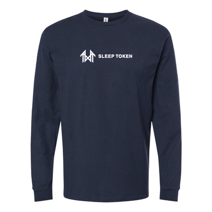 Men's Sleep Token   Logo Cotton Long Sleeve T-Shirt