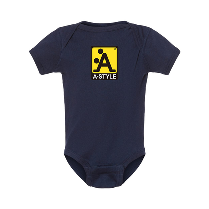 A Style Logo Baby Onesie Romper