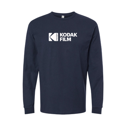 Men's Kodak Motion Picture Film Logo Long Sleeve T-Shirt