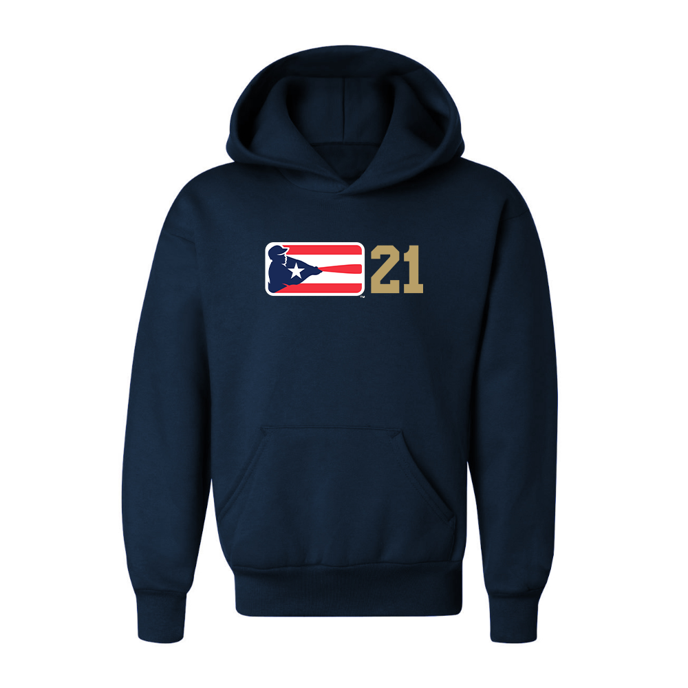 Youth  Liga de Beisbol Profesional Roberto Clemente Logo Pullover Hoodie