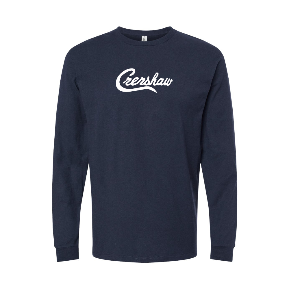 Youth Crenshaw Logo Cotton Long Sleeve T-Shirt
