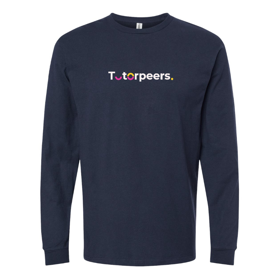 Youth Tutorpeers Logo Cotton Long Sleeve T-Shirt