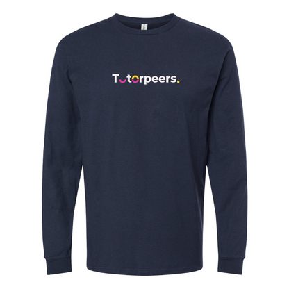 Youth Tutorpeers Logo Cotton Long Sleeve T-Shirt