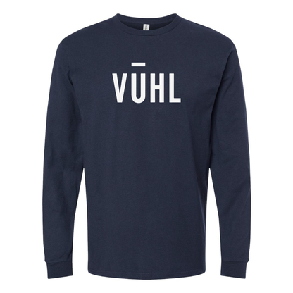 Men's VUHL Logo  Cotton Long Sleeve T-Shirt