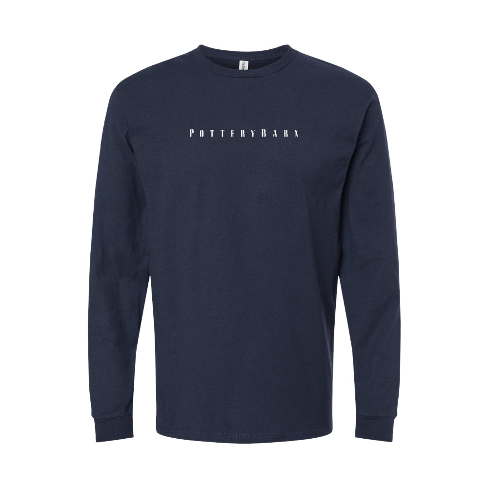 Youth PotteryBarn Logo Cotton Long Sleeve T-Shirt