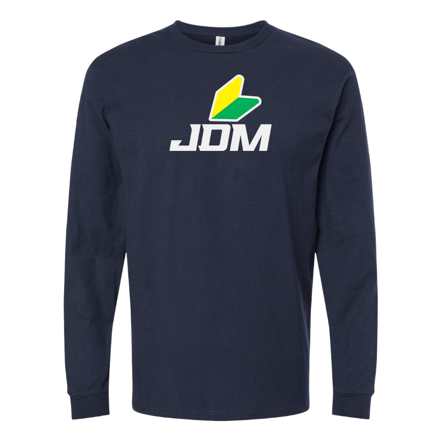 Men's JDM  Logo Cotton Long Sleeve T-Shirt