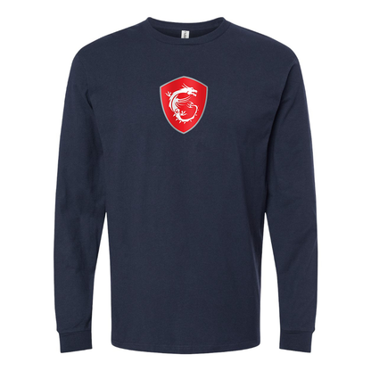 Youth MSI Symbol Logo Cotton Long Sleeve T-Shirt