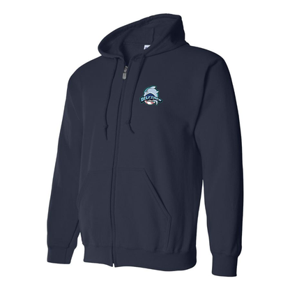 Men's Carmen Delfines Logo Zipper Hoodie