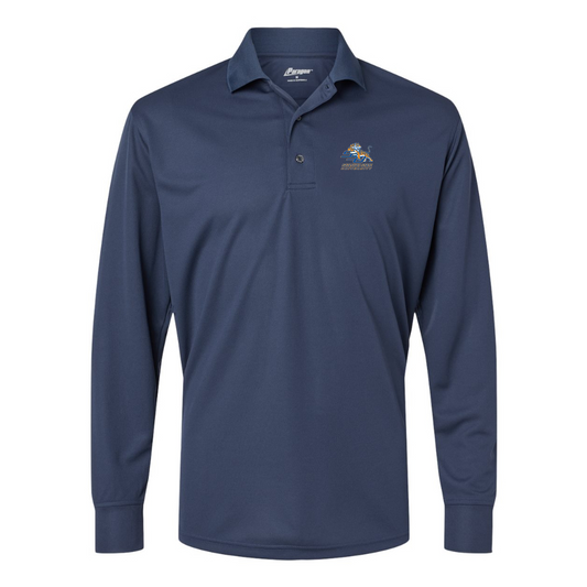 Men's Savannah State Tigers Logo Paragon Prescott Long Sleeve Polo