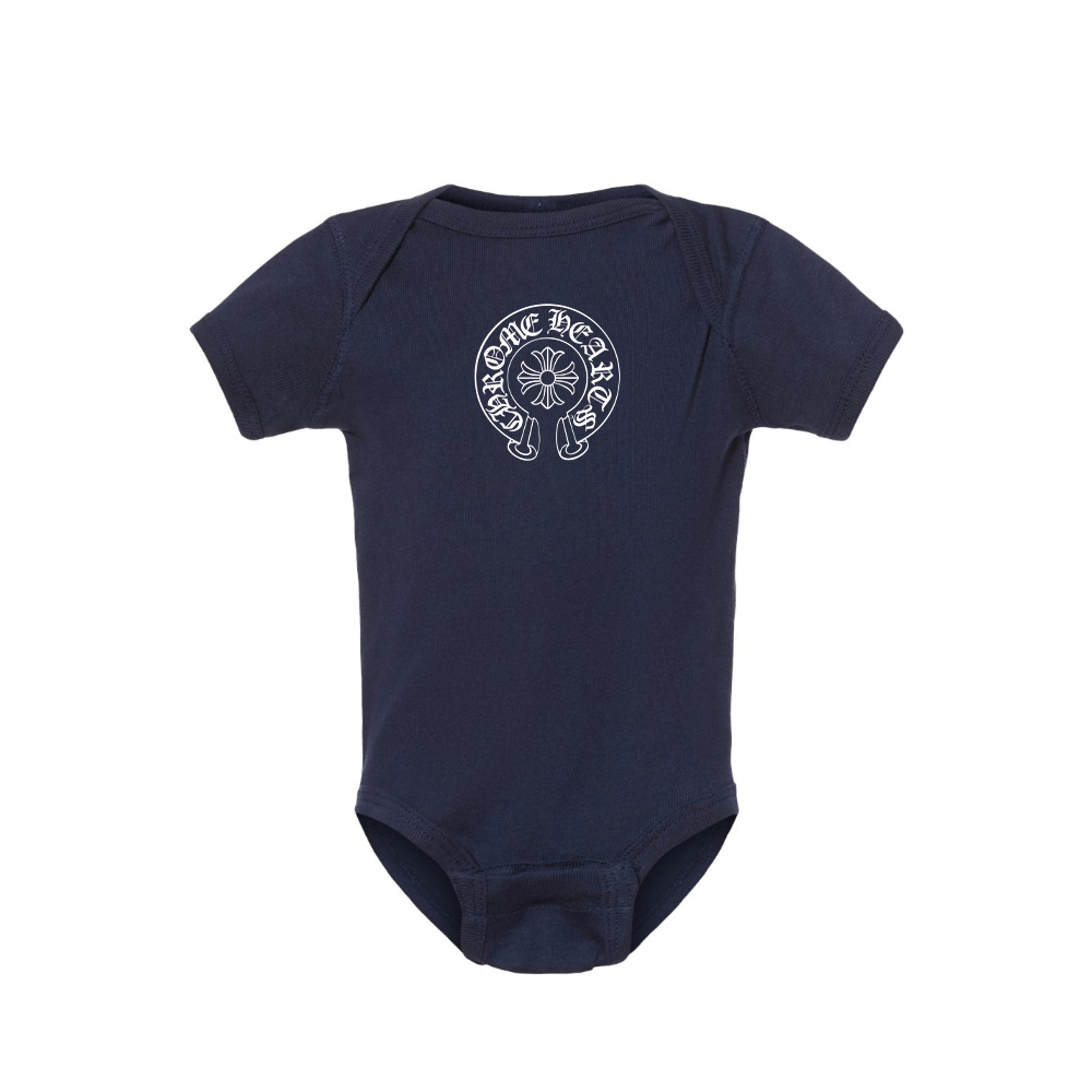 Chrome Hearts Logo Baby Romper Onesie