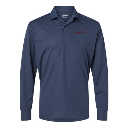 Men's Alice Cooper Logo Paragon Prescott Long Sleeve Polo