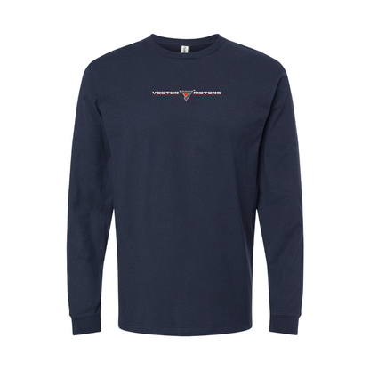 Men's Vector Motors Logo Long Sleeve T-Shirt