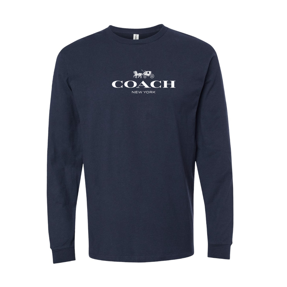 Youth Coach Logo Cotton Long Sleeve T-Shirt