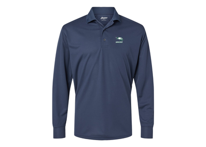 Men's Wagner Seahawks Paragon Prescott Long Sleeve Polo