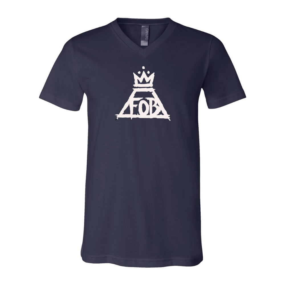 Fall Out Boy BELLA  CANVAS - Jersey V-Neck T-Shirt