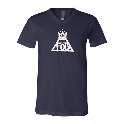 Fall Out Boy BELLA  CANVAS - Jersey V-Neck T-Shirt