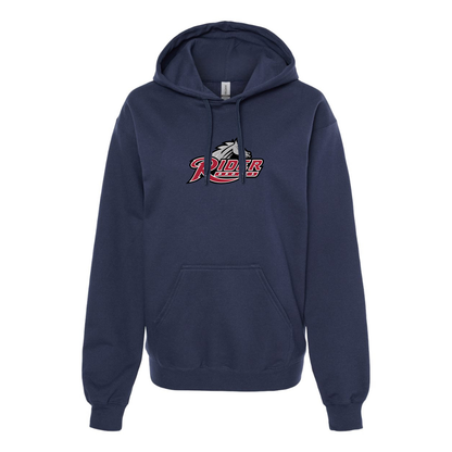 Men's Rider Broncs Logo Softstyle Midweight Hooded Sweatshirt