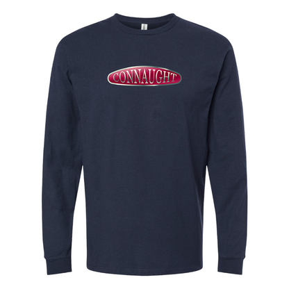 Men's  Connaught Motor Company Logo Cotton Long Sleeve T-Shirt