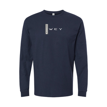Youth WEY Logo Cotton Long Sleeve T-Shirt