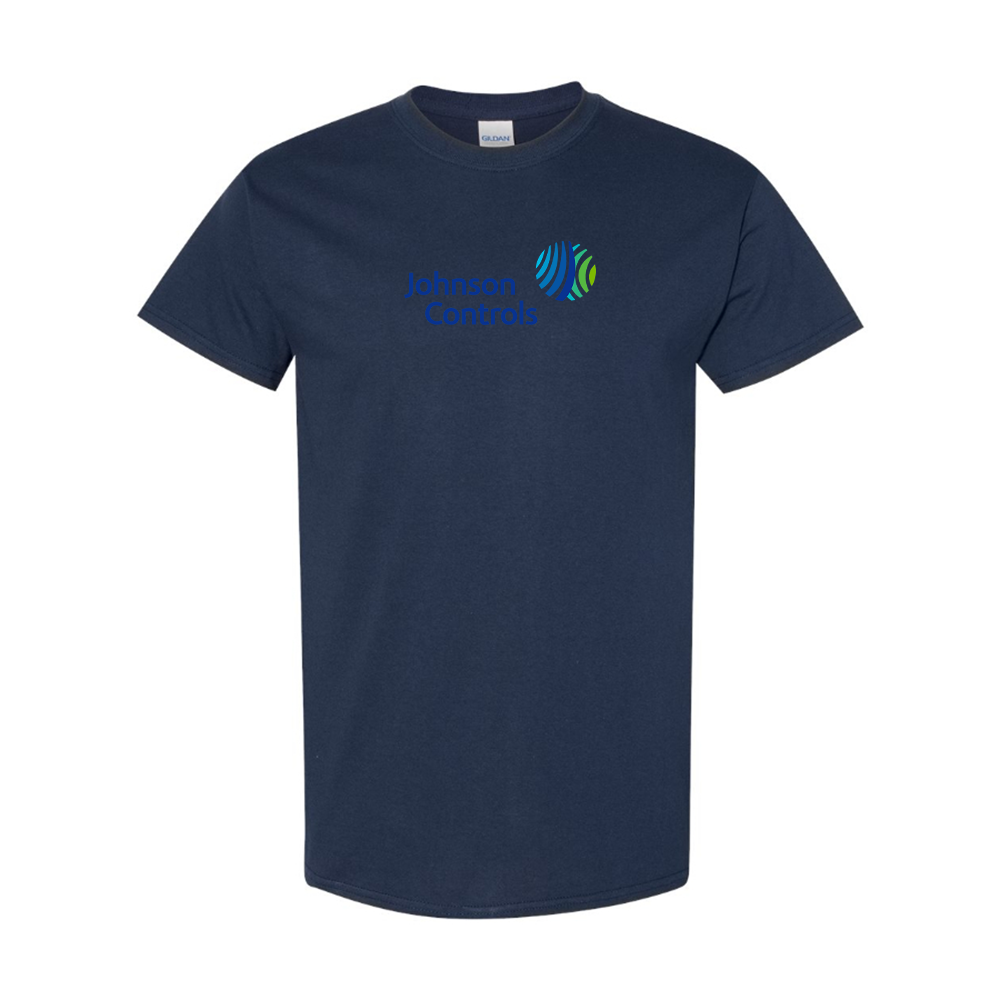 Men's Johnson-Controls Logo Cotton T-Shirt