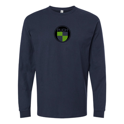 Men's Puch Logo Cotton Long Sleeve T-Shirt