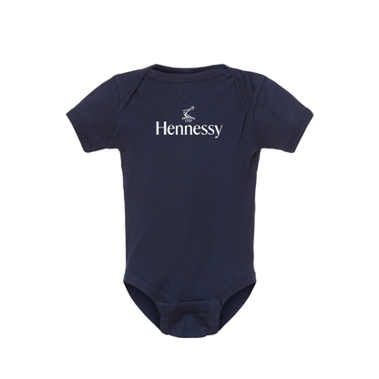 Hennessy Logo Baby Romper Onesie