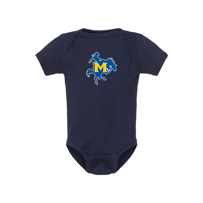 McNeese State Cowboys Logo Baby Romper Onesie