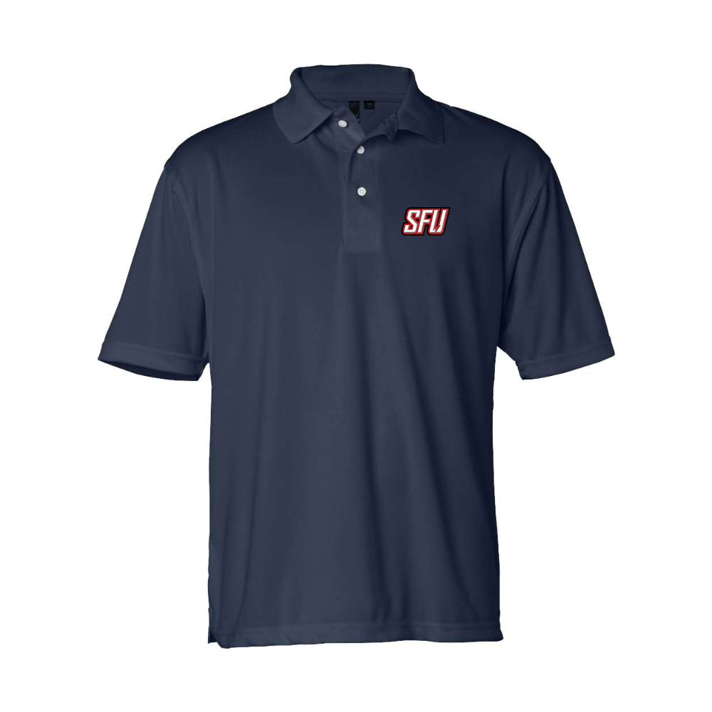 Men's Saint Francis Red Flash Logo Sierra Pacific Moisture Free Mesh Polo