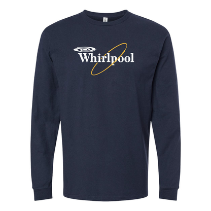 Youth Whirlpool Logo Cotton Long Sleeve T-Shirt