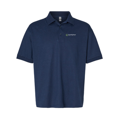 Men's Quality Food Logo Dry Blend Polo