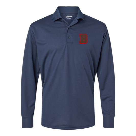 Men's Brown Bears  Paragon Prescott Long Sleeve Polo