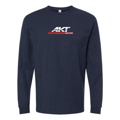 Men's AKT Logo Cotton Long Sleeve T-Shirt